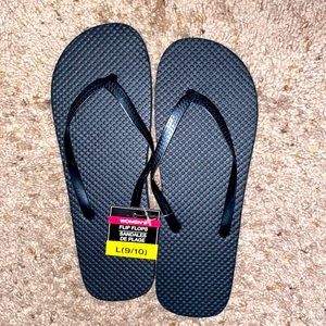 Black Flip flops